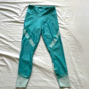 Turquoise Puma leggings